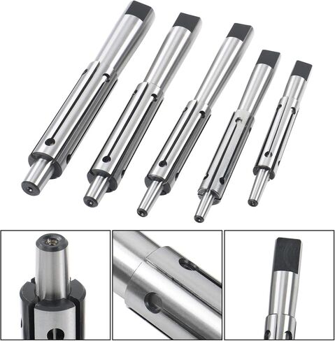 kimllier 5 Pieces Expanding Mandrel Set, 1/2-1 Inch Mandrels and Sleeves | for Lathe, Self Expanding in Kuwait