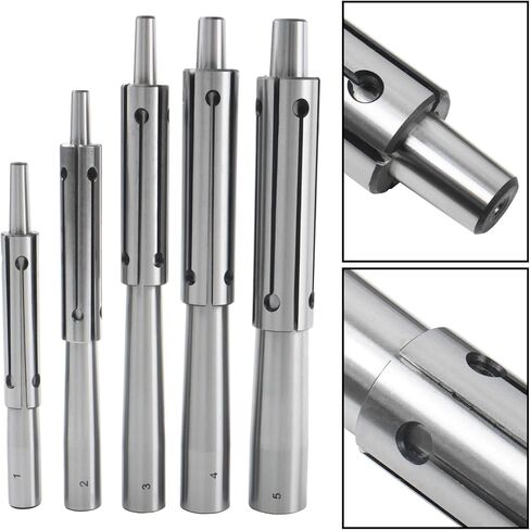 kimllier 5 Pieces Expanding Mandrel Set, 1/2-1 Inch Mandrels and Sleeves | for Lathe, Self Expanding in Kuwait