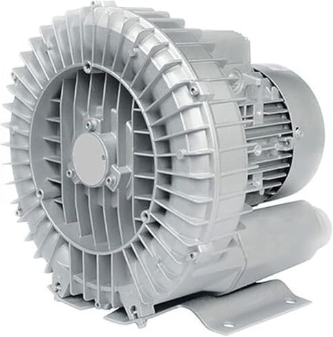 Regenerative Blower High-Pressure Vortex Ring Phase for Sewage Aeration Aquarium Blower Industrial Vacuum Pump,High-Pressure Vortex Ring Blower, Single Phase 1100W/1.48HP Side Channel Centr in Kuwait