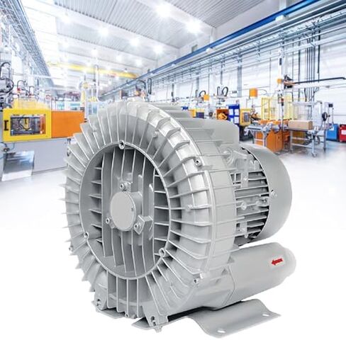 Regenerative Blower High-Pressure Vortex Ring Phase for Sewage Aeration Aquarium Blower Industrial Vacuum Pump,370-1500W Industrial Single-Phase Vortex Blower Vacuum Pump for Air Blowing & in Kuwait