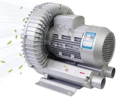 Regenerative Blower High-Pressure Vortex Ring Phase for Sewage Aeration Aquarium Blower Industrial Vacuum Pump,220V 50HZ Single Phase Regenerative Blower, High-Efficiency Vortex Ring Blower in Kuwait