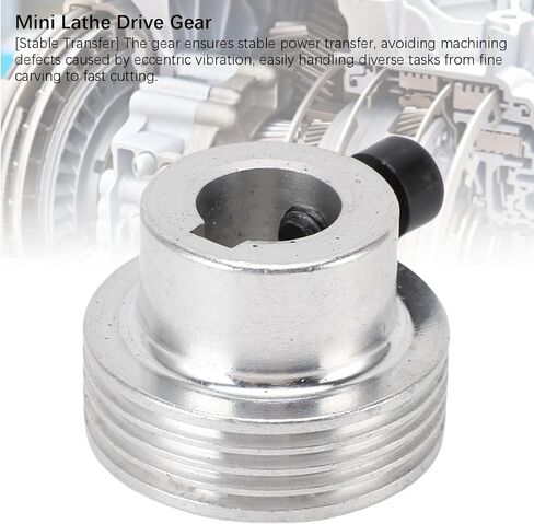 Mini Lathe Belt Bearing Pulley for MX-210 WM-210 8x16 High Strength Aluminum Alloy Mini Lathe Motor Belt Drive Wheel Gear in Kuwait
