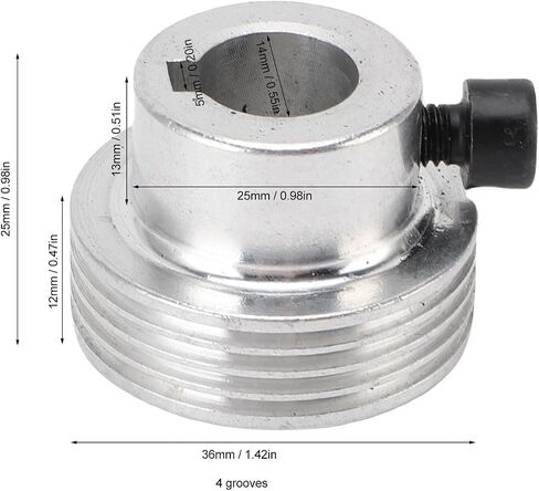 Mini Lathe Belt Bearing Pulley for MX-210 WM-210 8x16 High Strength Aluminum Alloy Mini Lathe Motor Belt Drive Wheel Gear in Kuwait
