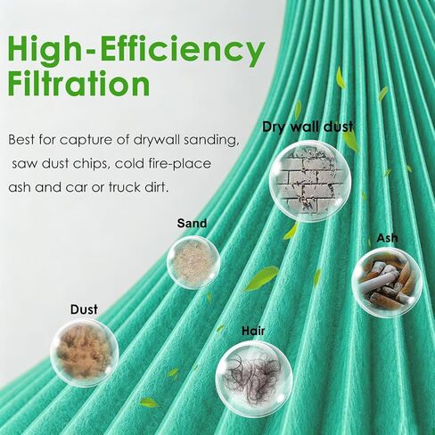 VF6000& VF7000 Replacement Filter fits Rigid Shop Vacuums 5-20 Gallon& Husky Shop Vacuum 6-9 Gallon with Extra Foam Sleeves -2 Pack in Kuwait