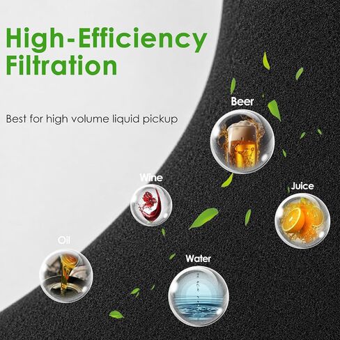 VF6000& VF7000 Replacement Filter fits Rigid Shop Vacuums 5-20 Gallon& Husky Shop Vacuum 6-9 Gallon with Extra Foam Sleeves -2 Pack in Kuwait
