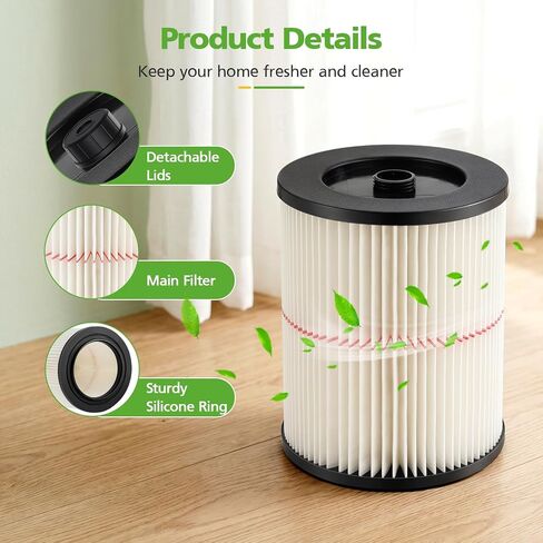 2 Pack 9-17816 Replacement Filter Compatible with Craftsman 9-17816 Wet/Dry Vacuum Cleaner Fit 5 gallon and Larger Vacuum Cleaner in Kuwait