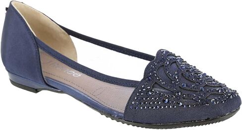 J. Renee Pariella Womens Slip On 95 CD US Navy, 9.5 Wide in Kuwait