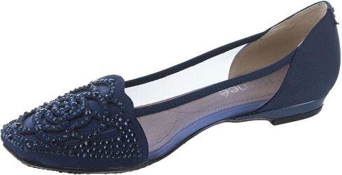 J. Renee Pariella Womens Slip On 95 CD US Navy, 9.5 Wide in Kuwait