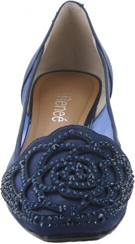 J. Renee Pariella Womens Slip On 95 CD US Navy, 9.5 Wide in Kuwait