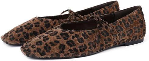 Ballet Flats for Women Square Toe Mary Jane Shoes | Memory Foam Insole, Arch Support, Criss Cross, Lace Up, Slip On, All Day Comfort, Low Heel, Daily Walking, Ballerina Flats in Kuwait