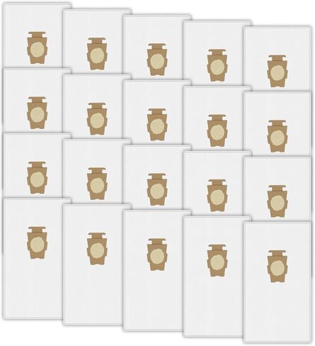 (20 Pack) 204814 Replacement Dust Bags Compatible with Kirby F-Style & Twist-Style, 204814, 205811 Style F, 204811, Fit for Kirby All Generation G, Sentria, Sentria II, Avalir, Avalir II, Vacuum Bags in Kuwait