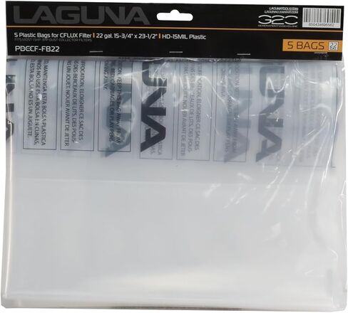 Laguna 2022 C|FLUX Dust Collector Filter Bags, 5 Pack in Kuwait