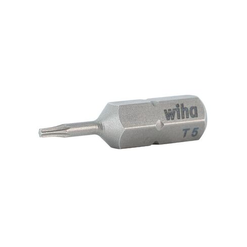 Wiha 71505 Torx Insert Bits, 1/4-Inch Hex Drive, T5 by 25 mm, 10-Pack in Kuwait