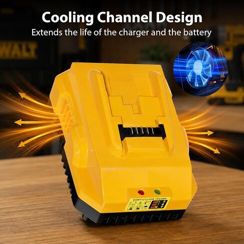 LP 20V DCB112 Battery Charger for Dewalt 20 Volt Lithium-ion Battery DCB207 DCB206 DCB204 DCB201 DCB200 DCB120 DCB127 DCB112 DCB115 DCB118 DCB107 DCB105 DCB102 in Kuwait