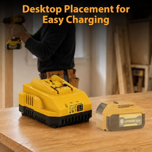 LP 20V DCB112 Battery Charger for Dewalt 20 Volt Lithium-ion Battery DCB207 DCB206 DCB204 DCB201 DCB200 DCB120 DCB127 DCB112 DCB115 DCB118 DCB107 DCB105 DCB102 in Kuwait