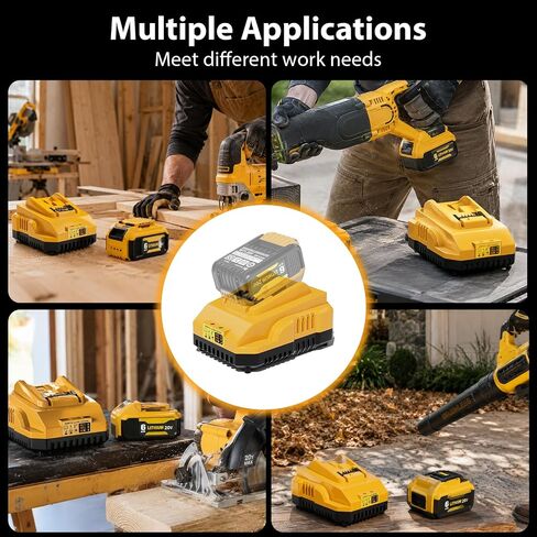 LP 20V DCB112 Battery Charger for Dewalt 20 Volt Lithium-ion Battery DCB207 DCB206 DCB204 DCB201 DCB200 DCB120 DCB127 DCB112 DCB115 DCB118 DCB107 DCB105 DCB102 in Kuwait