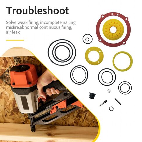 for Paslode F350S F250S F325C O-Ring Framing Nailer Master Restoration Kit | The sealing kit for frame nail driver maintenance includes components 501001 500866 219224 402011 and 500407 in Kuwait