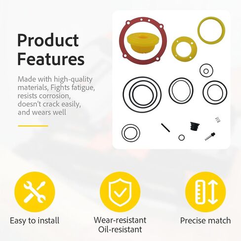 for Paslode F350S F250S F325C O-Ring Framing Nailer Master Restoration Kit | The sealing kit for frame nail driver maintenance includes components 501001 500866 219224 402011 and 500407 in Kuwait