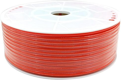 Pneumatic 16mm x 12mm Tubing 165Ft PU Air Tube Hose Pipe for Air Line or Water Transfer (Orange) in Kuwait
