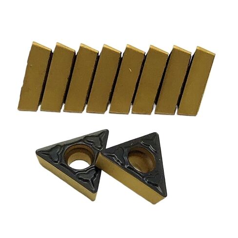 Indexable Lathe Carbide Insert 10PCS TCMT090204-PM 4225 Hard Alloy Metal Lathe Tools Blade External Turning Tool in Kuwait