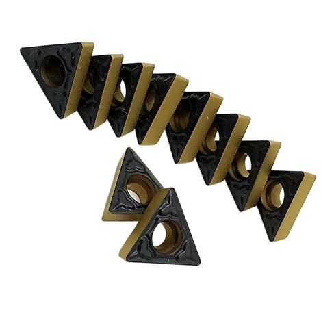 Indexable Lathe Carbide Insert 10PCS TCMT090204-PM 4225 Hard Alloy Metal Lathe Tools Blade External Turning Tool in Kuwait