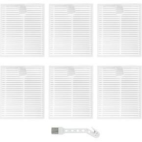 6 Pack Replacement HEPA Filters Compatible with Roborock Q7 M5, M5+, L5, L5+ Robot Vacuum, High Efficiency Vacuum Filter Set in Kuwait