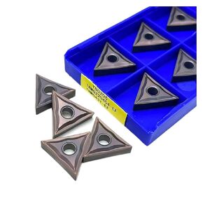 High Toughness Turning Blade Machine Accessories 10PCS TNMG220408TNMG220404-EF YBG205 Hard Alloy Turning Tool Metal Cutter Blade(TNMG220404-EF YBG205) in Kuwait