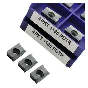 High Toughness Turning Blade Machine Accessories 10PCS APKT1135 PDTR Hard Alloy External Turning Tool Metal Cutting Tools Milling Cutters in Kuwait
