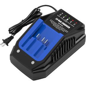 Replacement for Kobalt 24V Battery Charger - 3A Fast Charging with Multi-Protection, Wall-Mountable & LED Indicator, Fits for Kobalt 24V Power Tools in Kuwait