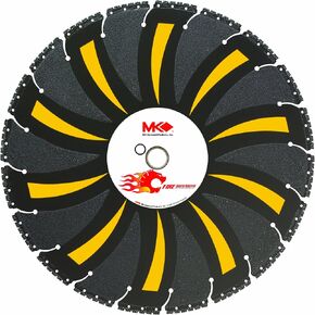 MK Diamond 164581 4-1/2-Inch Fire Tiger Tooth Diamond Demolition/Fire Rescue Blade in Kuwait