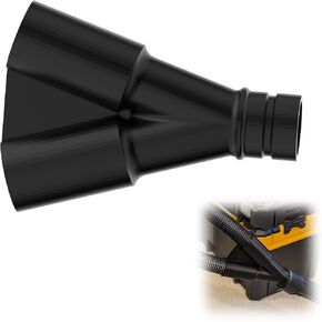 Dust Extraction Y Splitter Compatible with DeWalt Airlock | Dual Port Y-splitter Adapter Compatible with DeWalt Airlock,Converts 1 Vacuum Port to 2 for Efficient Dust Collection in Saudi Arabia