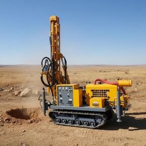 Portable Pneumatic Water Well Drilling Rig Air Powered Borehole Equipment for Water Well Construction and Survey Projects Customizable in Kuwait
