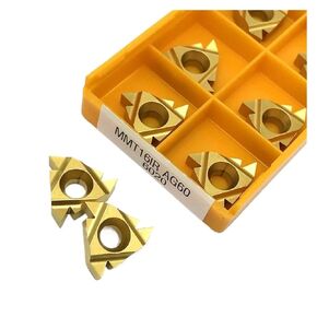 High Toughness Turning Blade Machine Accessories 10PCS 16ER 16IR AG60 15TF 6020 Hard Alloy Thread Turning Tool Lathe Tools Cutting(16IR AG60 15TF) in Kuwait