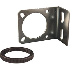 1163 Full Size Piggyback and Regulator Mounting Bracket - for Milton Air Compressor Replacement Parts - L-Shaped Wall Mount Regulator Bracket - 1/4", 3/8", and 1/2" NPT in Kuwait