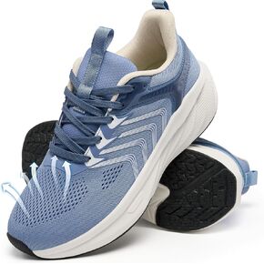 Comfortable Womens Walking Shoes: Lightweight Cushion All-Day Wear | All-Day Comfort, Cushioned insole, 236 g Ultra Lightweight, Breathable, Soft mesh, Perfect for women's daily walking in Saudi Arabia