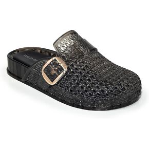 Wild Diva GENASA-02 Women’s Jelly Woven Buckle Mule Clogs Slides in Kuwait