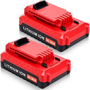 2Pack 3.6Ah 20V Max Battery Replacement for Porter Cable 20V Battery | Replacement for PCC680L PCC681L PCC682L PCC685L PCC600 PCC640 Compatible with Porter Cable 20V Tools in Kuwait