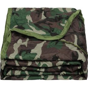 REDCAMP Large Waterproof Stadium Blanket for Cold Weather, 79"x 79" Soft Warm Fleece Windproof Camping Blanket for Camping, Hiking, Traveling, Sporting Events (Dark Blue) in Kuwait