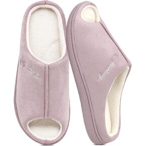 Open Toe Slippers for Women with Arch Support Comfy Memory Foam House Slippers Indoor Outdoor Non-slip in Kuwait