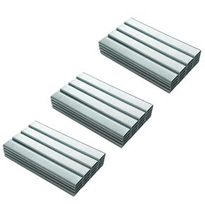 2800pcs 1003J 20Ga 1/8" U-Shaped Galvanized Nails for Woodworking Decor DIY | Large Capacity Set, Rust-Resistant, For Most Pneumatic Staplers in Saudi Arabia