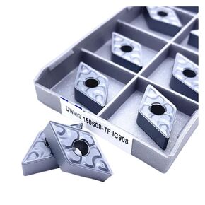 Indexable Lathe Carbide Insert 10PCS DNMG150604 DNMG150608 IC907 IC908 Grooving Hard Alloy External Turning Tool Lathe Parts(DNMG150604 TF IC907) in Kuwait