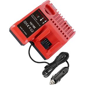 Car Charger for M18 & for M12 Multi Voltage for Milwaukee 12V-18V Battery, Battery Charger for C12 B C12 BX 48-59-1812 48-11-2420 48-11-1815 48-11-1840 48-11-1841 48-11-1850 in Kuwait