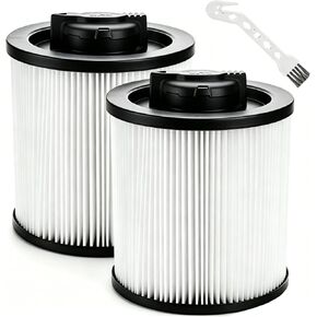 DXVC6910 Cartridge Filter Replacement Compatible With Dewalt DXV06P DXV09P DXV10P DXV10PL DXV10SA DXV12P DXV14P DXV16P Wet/Dry Vac Vacuum Cleaner - 2 Pack in Saudi Arabia