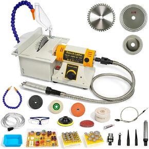 Jewelry Lapidary Saw Kit for Cutting Rocks & Stones Gemstone Lapidary Equipment for Crafts & DIY Rocks Wet Saw Machine for Grinding polishing Woodworking Carving in Kuwait
