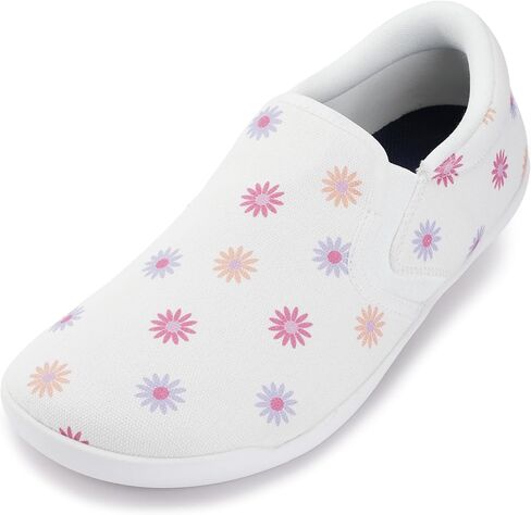 WHITIN Women's Slip On Barefoot Shoes Wide Toe Box W615 | Breathable Canvas Upper, Lightweight Comfort, Soft Interior Feel, Everyday Walking, Travel & Casual Outings in Kuwait