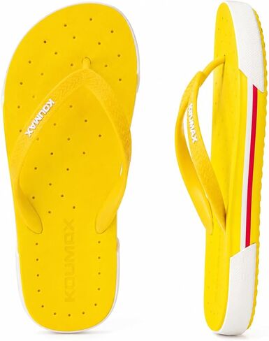 Men’s Flip Flops – Super Lightweight, Soft & Comfortable Beach Sandals, Quick Dry, Non-Slip Summer Flip Flops for Pool, Shower & Vacation in Kuwait