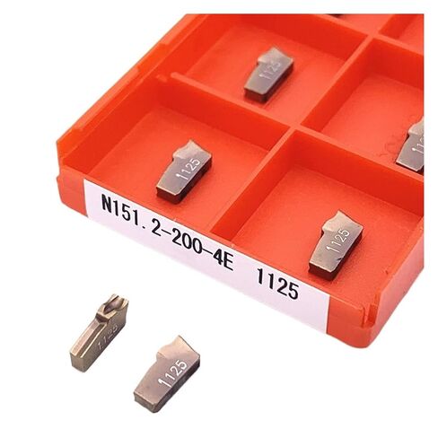 Indexable Lathe Carbide Insert 10PCS N151.2-200-4E .2-300-4E .2-400-4E 1125 1025 Slotted Cut Metal Turning Tools Cutting Tool(N151.2-200-4E 1025) in Kuwait