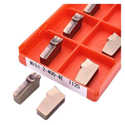 Indexable Lathe Carbide Insert 10PCS N151.2-200-4E .2-300-4E .2-400-4E 1125 1025 Slotted Cut Metal Turning Tools Cutting Tool(N151.2-200-4E 1025) in Kuwait