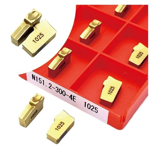 Indexable Lathe Carbide Insert 10PCS N151.2-200-4E .2-300-4E .2-400-4E 1125 1025 Slotted Cut Metal Turning Tools Cutting Tool(N151.2-200-4E 1025) in Kuwait