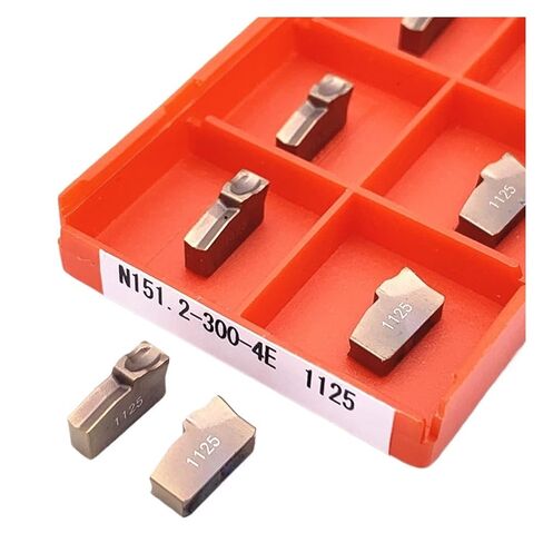 Indexable Lathe Carbide Insert 10PCS N151.2-200-4E .2-300-4E .2-400-4E 1125 1025 Slotted Cut Metal Turning Tools Cutting Tool(N151.2-200-4E 1025) in Kuwait